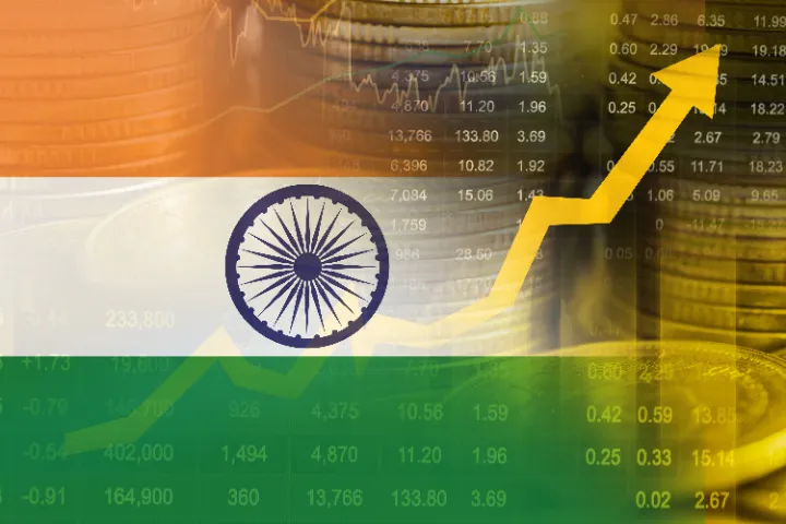 India's economy and stock market growth